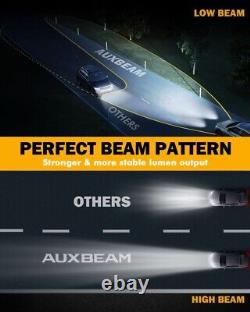 AUXBEAM LED Headlight H7+H11+H11 High Low Beam+Fog Light Bulb Kit 6000K White Z6