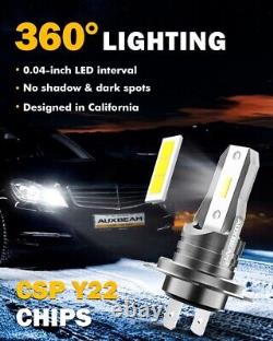 AUXBEAM LED Headlight H7+H11+H11 High Low Beam+Fog Light Bulb Kit 6000K White Z6