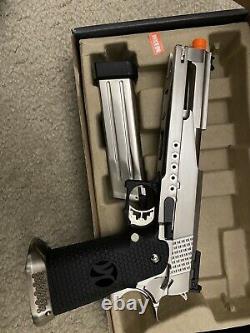 AW Custom HX22 GBB Airsoft Pistol With Scope Mount And Cocking Handle Kit