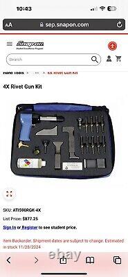 A. T. I Rivet Gun Kit AT590RGK-4X Bumper Open Box Demo Blind Aero Technician