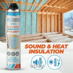 Adhesive Guru Spray Foam Insulation Kit (18 x 32.80 oz/930 gr 360 Board feet)