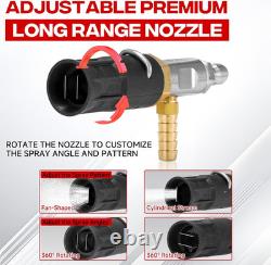 Adjustable Long-Range External Chemical Injection for Pressure Washer, Downstrea