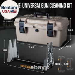 Adjustable Stand Deluxe Universal Gun Cleaning Kit Highly Effective Cleaning S