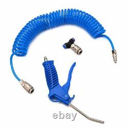 Air Duster Blow Gun Blower 5m Hose Kit Cabin Dust Cleaner Truck Lorry Air Tank