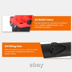 Air Rivet Gun Kit with 3/32, 1/8, 5/32, 3/16 Rivet Nozzles Upgraded 360 De