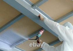 Akfix ThermCoat Pack Heat and Acoustic Insulation Spray Foam Kit + Foam Cleaners