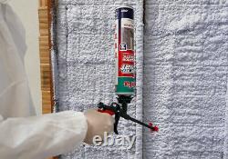 Akfix ThermCoat Pack Heat and Acoustic Insulation Spray Foam Kit + Foam Cleaners