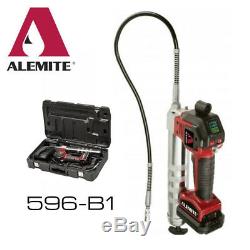 Alemite 596-B1 20-V Li-Ion 2-Speed Cordless Grease Gun Kit with LCD NEW withWarranty