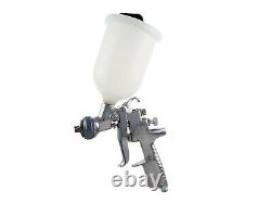 Anest Iwata AZ3 HTE2 2mm Gravity Spray Gun + Cleaning Kit & Bench Gun Stand