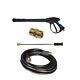 Apache 2600 Psi 25 Foot Hose Pressure Washer Gun Kit With Spray Nozzle (2 Pack)