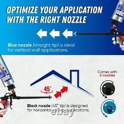 Apel Spray Foam Insulation Kit (12 x 32.80 oz. /240 Bd ft) Heat and Acoustic Insu