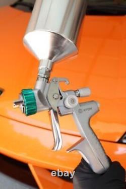 Atom X27 HVLP Auto Paint Air Spray Gun Kit Gravity Feed Car Primer With GUNBUDD