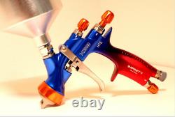 Atom X88 Infinity LVLP-MP Air Spray Gun Kit 1.3 & 1.4 MM Nozzle Tip With Gunbudd