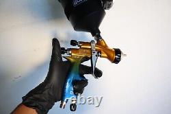 Auto Body Spray Gun Atom X88 Bluemoon with 1.3 And 1.4 Tip Combo Kit and Gunbudd