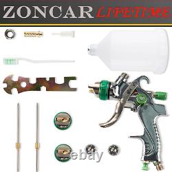 Auto Paint Air Spray Gun Kit 2008HVLP Gravity Feed Car Primer 1.4MM2.0MM Nozzle