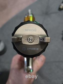 Automotive Paint Gun Kit 5 Spray Guns New Atom X88 With Iwata Carrying Case