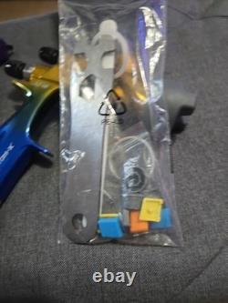 Automotive Paint Gun Kit 5 Spray Guns New Atom X88 With Iwata Carrying Case