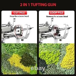 BESGEER 2023-Cordless-Rug-Tufting-Gun-Kit A Red 2X2A