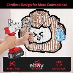 BESGEER 2024-Cordless-Rug-Tufting-Gun-Kit Tufting-Gun-Starter-Kit-with 2pcs