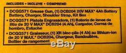 BRAND NEW DEWALT DCGG571M1 20V 20 Volt MAX Lithium-Ion Grease Gun Kit