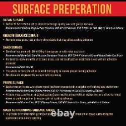 Bed Liner CUSTOM COAT BLACK 1.5 Gal Urethane Spray-On Truck Kit FREE Spray Gun
