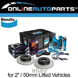 Bendix 4WD Ultimate Front Brake Upgrade Kit suits Hilux GUN125 GUN126 20152019