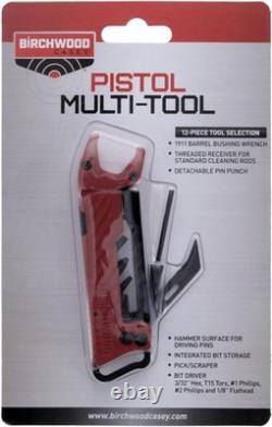 Birchwood Casey Pistol Gun Multi-Tool Kit Durable Versatile One Size, Multi