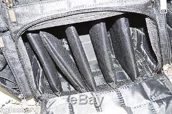 Black Explorer Tactical Range Backpack Gun Pistol Survival Emergency Kit