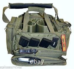 Black Explorer Tactical Range Ready Bag Gun Pistol Survival Emergency Kit