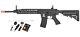 Black Lancer Tactical Aeg Sr-16 Auto Airsoft Rifle Gun W Molded Grip Full Kit
