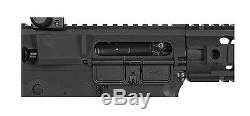 Black Lancer Tactical AEG SR-16 Auto Airsoft Rifle Gun w Molded Grip Full KIT