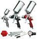 Brand New Atd 9pc Hvlp Spray Gun Set Includes Cleaning Kit And Face Masks