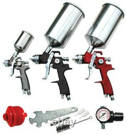 Brand New ATD 9PC HVLP Spray Gun Set includes Cleaning Kit and Face Masks