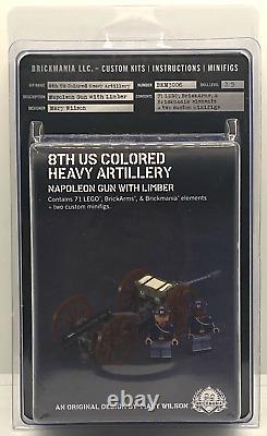 Brickmania Kit 8th US Colored Heavy Artillery (Napoleon Gun with Limber)