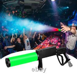 CO2 Jet Confetti Machine LED 7 Colors CO2 Spray Cannon CO2 Gun Kit Party Club DJ