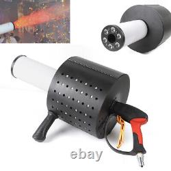 CO2 Jet Confetti Machine LED 7 Colors CO2 Spray Cannon CO2 Gun Kit Party Club DJ