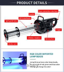 CO2 Jet Confetti Machine LED Colors CO2 Spray Cannon CO2 Gun Kit Party Club DJ