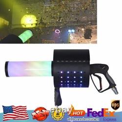 CO2 LED Jet Confetti Machine 7 Colors CO2 Spray Cannon Gun Kit DJ Party Club