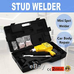 Auto Body DENT REPAIR KIT Electric STUD WELDER GUN w/ 2lb Puller Hammer