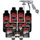 Camo Smoke Black T93 Urethane Spray-on Truck Bed Liner, 1 Gallon Spray Gun Kit