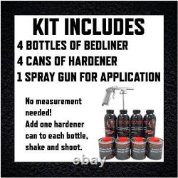 Canyon Epoxy Black Spray-On Truck Bed Liner Kit with Spray Gun Durable & Easy
