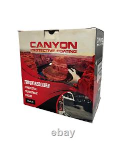 Canyon Epoxy Black Spray-On Truck Bed Liner Kit with Spray Gun Durable & Easy