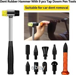 Car Body Dent Puller Repair Kit Tool Paintless Hail Damage Remover Gun Glue Kit