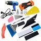 Car Window Tint Wrapping Vinyl Tools+squeegee Scraper+applicator+heat Gun Kits