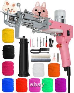Carpet Tufting Gun Kit 2 in 1 Cut & Loop Pile Handmade DIY Embroidery