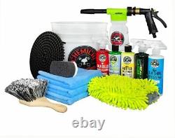 Chemical Guys Car Wash Kit 14 pcs TORQ Blaster Foam Gun & Buck / 5 Bottles 16oz