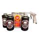 Complete Amber Fluid Film Standard Undercoating Gun Kit (3 B Quart Bottles)