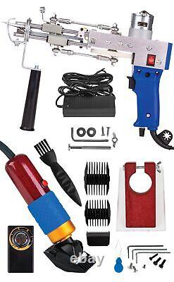 Complete Rug Tufting Gun Kit Easy-to-Use Carpet Maker with Cut Pile & High