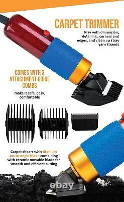 Complete Rug Tufting Gun Kit Easy-to-Use Carpet Maker with Cut Pile & High