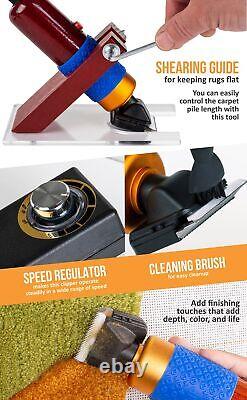 Complete Rug Tufting Gun Kit Easy-to-Use Carpet Maker with Cut Pile & High